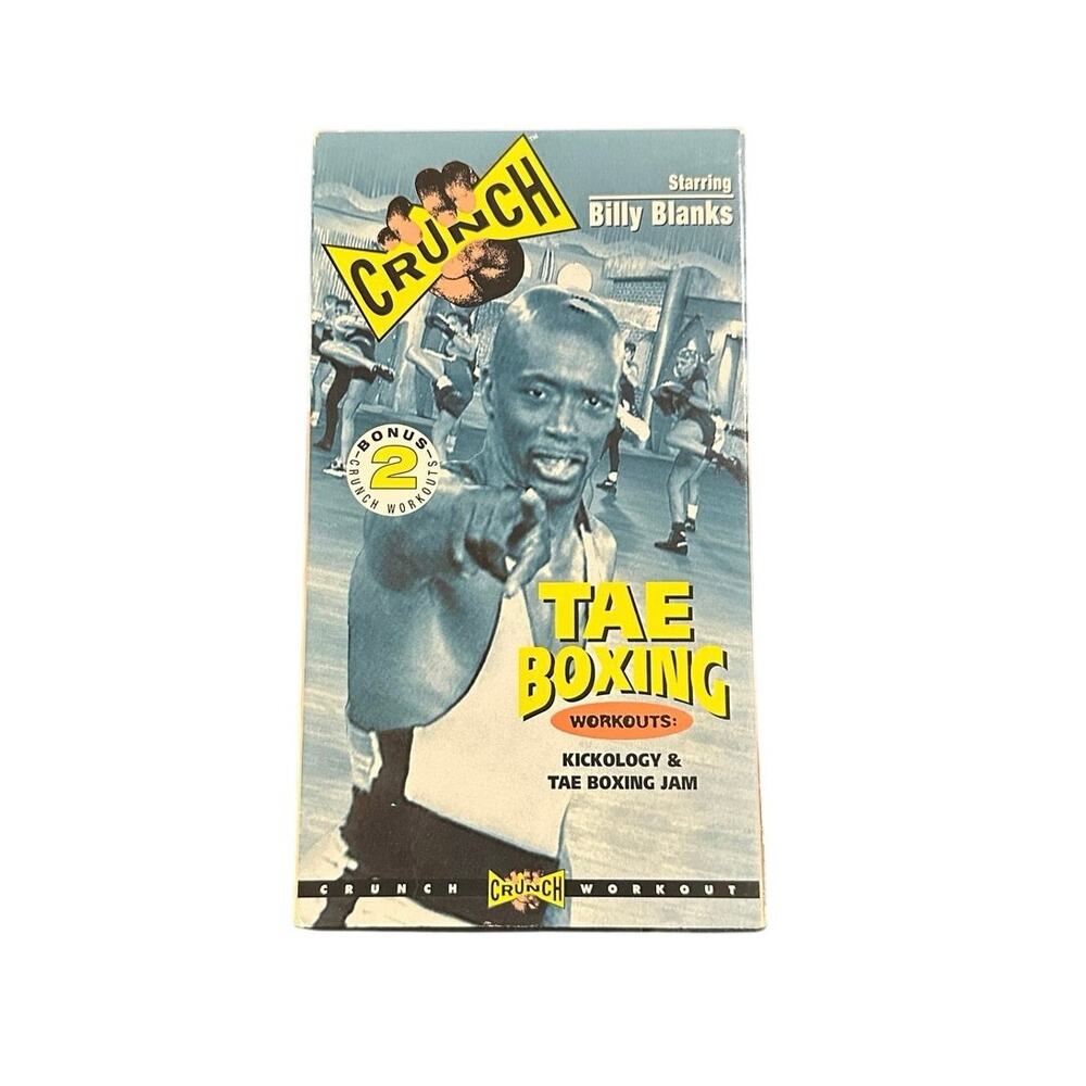 Crunch Tae Boxing Workouts VHS Tape